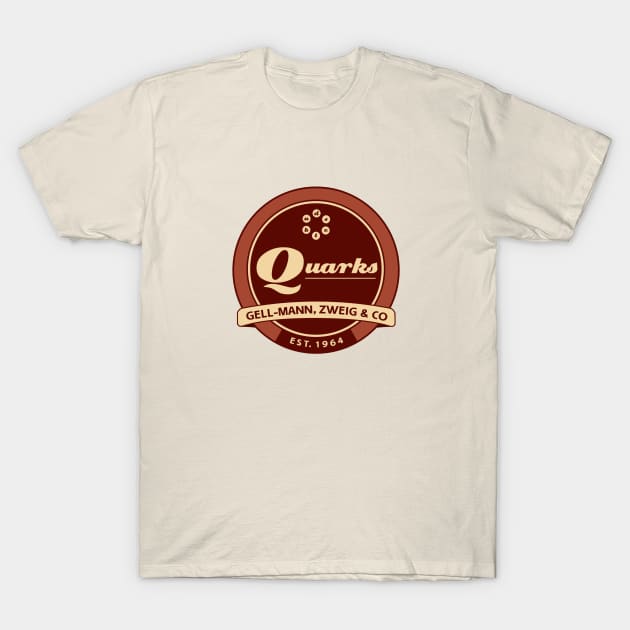 Quarks Vintage Logo T-Shirt by acrossTPB